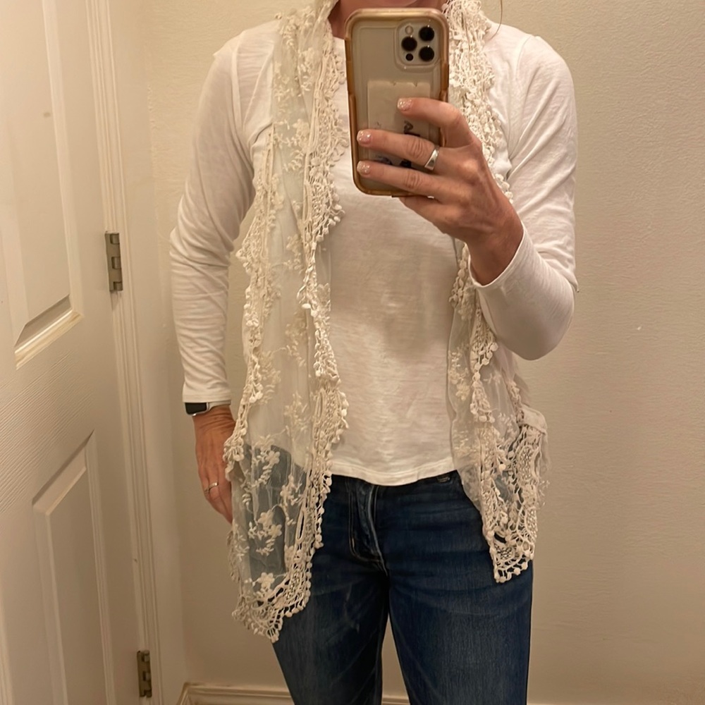 Lace Vest Size XS